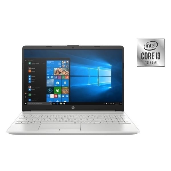 HP (2019) Laptop - 11th Gen / Intel Core i3-10110U / 15.6inch FHD / 256GB SSD / 4GB RAM / Shared Intel UHD Graphics / Windows 10 / Natural Silver / Middle East Version - [15-DW1007NE]