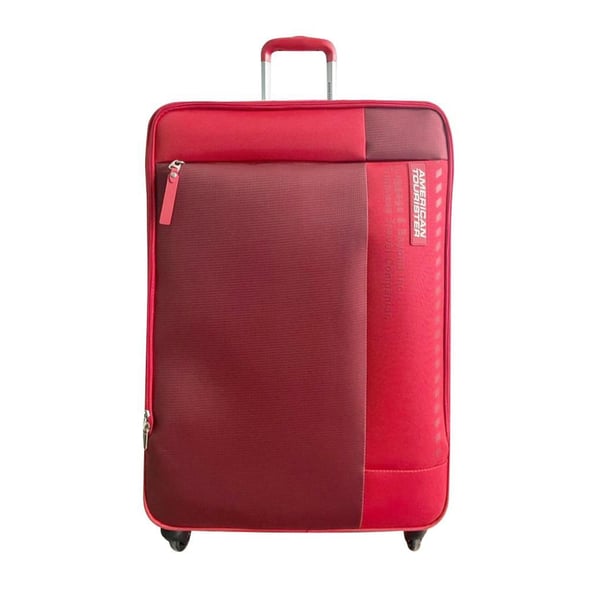 American Tourister Marina Spinner Luggage Bag 70 Cm Tsa Red