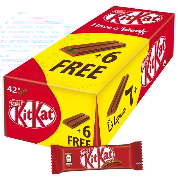 Kitkat 2 Fingers Chocolate 20.7g x42+6Bars
