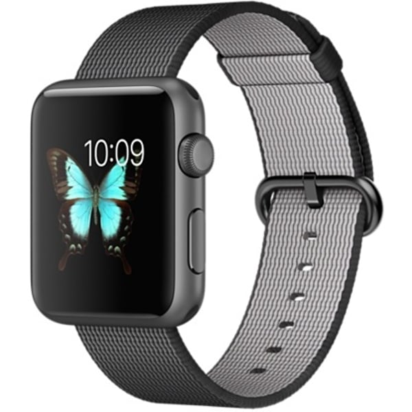 Apple Watch Series 2 42mm Space Grey Aluminium Case with Black Woven Nylon price in Bahrain Buy Apple Watch Series 2 42mm Space Grey Aluminium Case with Black Woven Nylon in Bahrain