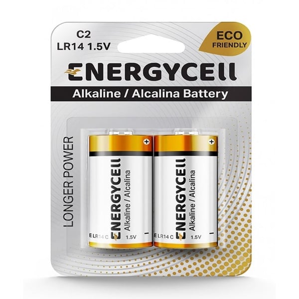 Energycell LR14C Alkaline Battery 1.5V Multicolor - 1 x 2pcs Energycell LR14C Alkaline Battery 1.5V Multicolor - 1 x 2pcs