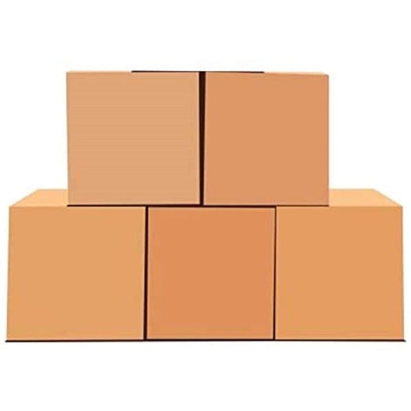 Ecvv Carton Box For Shipping (41 X 33 X 33cm, 16in X 12in X 12in) - Pack Of 5 Ecvv Carton Box For Shipping (41 X 33 X 33cm, 16in X 12in X 12in) - Pack Of 5