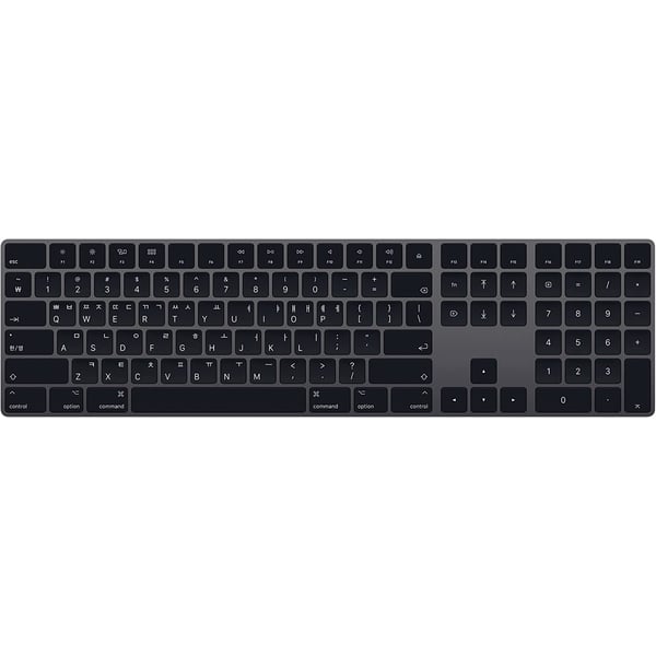 Apple Magic Keyboard With Numeric Keypad (Korean) - Space Gray Apple Magic Keyboard With Numeric Keypad (Korean) - Space Gray