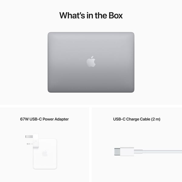 Apple MacBook Pro 13.3-inch (2022) - M2 Chip 8GB 256GB 10-core GPU Space Grey English Keyboard