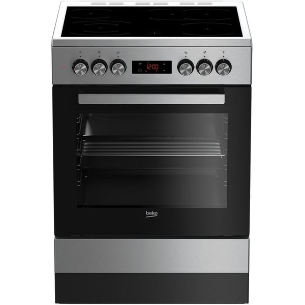 Beko 4 Ceramic Hobs Cooker FSM67320GXS Beko 4 Ceramic Hobs Cooker FSM67320GXS