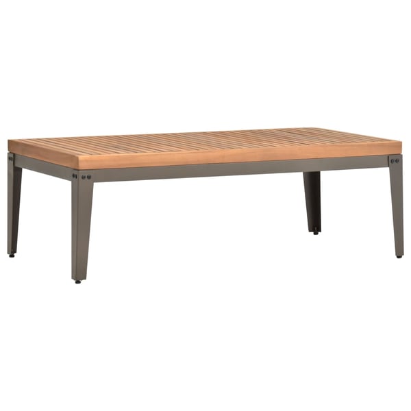 Vidaxl Garden Coffee Table 110x55x36 Cm Solid Acacia Wood