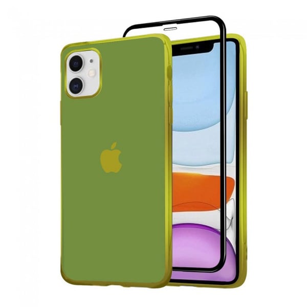 Buy 2pack Case Cover And Screen Protector For Iphone 12 Mini Green