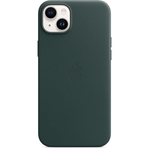 Apple iPhone 14 Plus Leather Case Forest Green with MagSafe