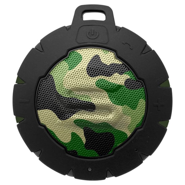 Soul Storm SS80CG-W Weatherproof Wireless Speaker with Bluetooth Camo Green