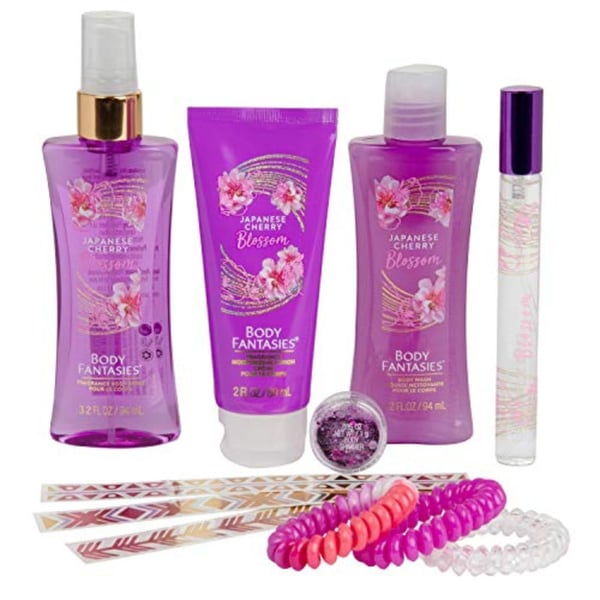 Body Fantasies Japanese Cherry Blossom Sparkle and Shine Regimen Set by Body Fantasies - Long Lasting, Uplifting Fragrances - Regimen Set with Only the Highest Quality Oils for Fragrance Body Fantasies Japanese Cherry Blossom Sparkle and Shine Regimen Set by Body Fantasies - Long Lasting, Uplifting Fragrances - Regimen Set with Only the Highest Quality Oils for Fragrance