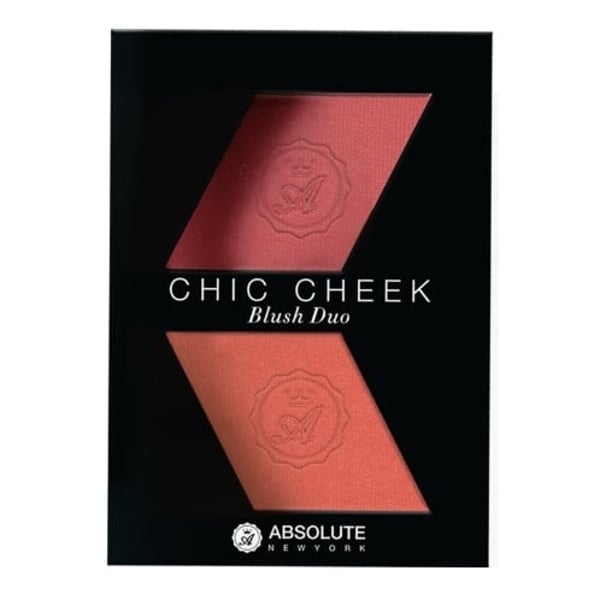 Absolute New York Chic Cheek Blush Duo Pure Pink/Papaya ABS0MFBD04 Absolute New York Chic Cheek Blush Duo Pure Pink/Papaya ABS0MFBD04