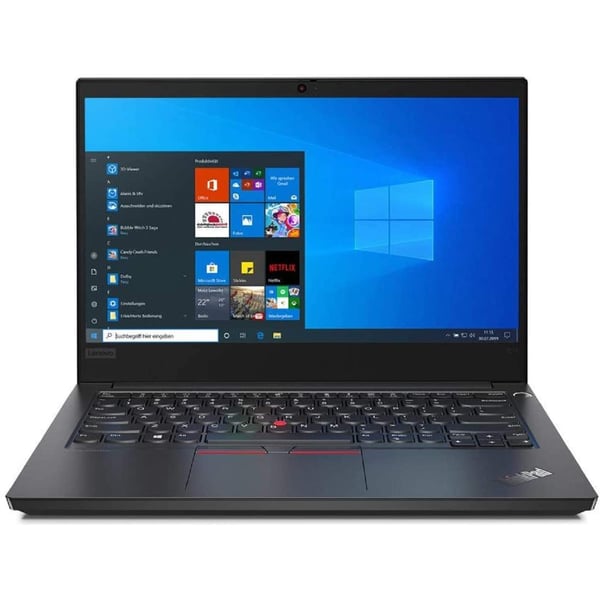 Lenovo Thinkpad E14 Gen 2 Laptop Core i7-1165G7 2.80GHz 8GB 512GB SSD Intel Iris Xe Graphics Win10 Pro 14inch FHD Black English/Arabic Keyboard