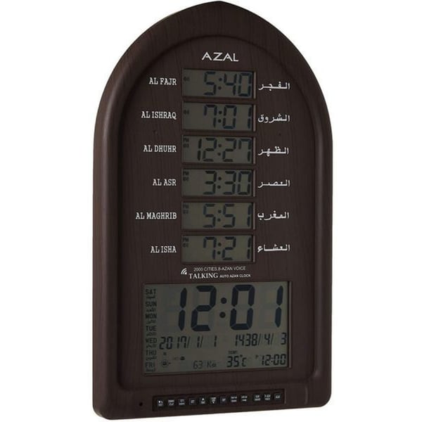 Azal Auto Islamic Azan Clock