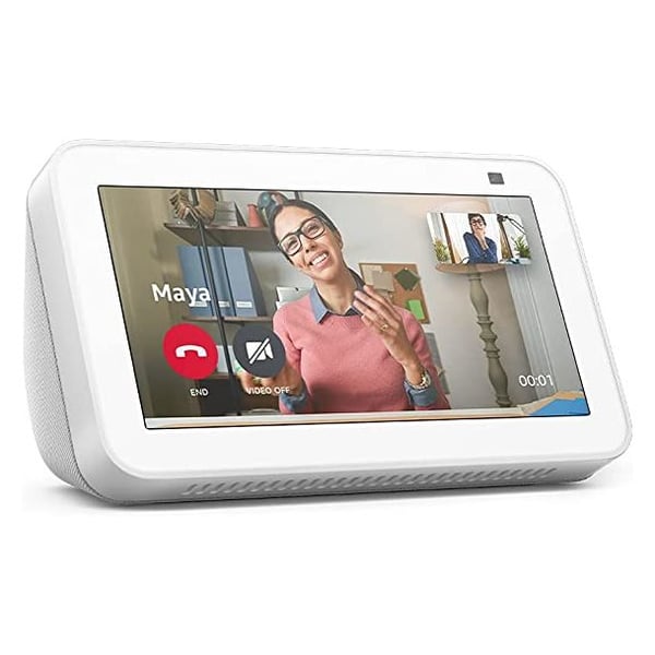 Amazon Echo Show 5 2nd Gen 2021 Smart Display Speaker with Alexa and 2MP Camera 5.5inch Glacier White