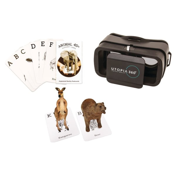 Retrak 4D Animal Zoo AR Cards With VR Headset