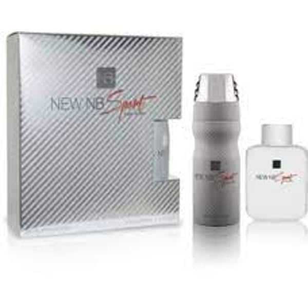 New Nb Sport Pour Homme Perfume Set Edt 100ml + Deo 200ml