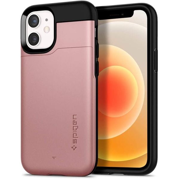 Spigen Slim Armor Cs Designed For iPhone 12 Mini Case/Cover Rose Gold