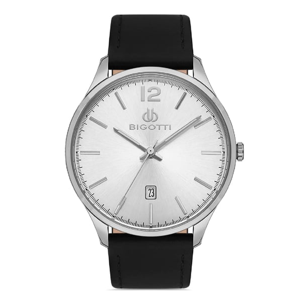 Bigotti Napoli Mens Leather Strap Watch - Bg.1.10308-1 Bigotti Napoli Mens Leather Strap Watch - Bg.1.10308-1