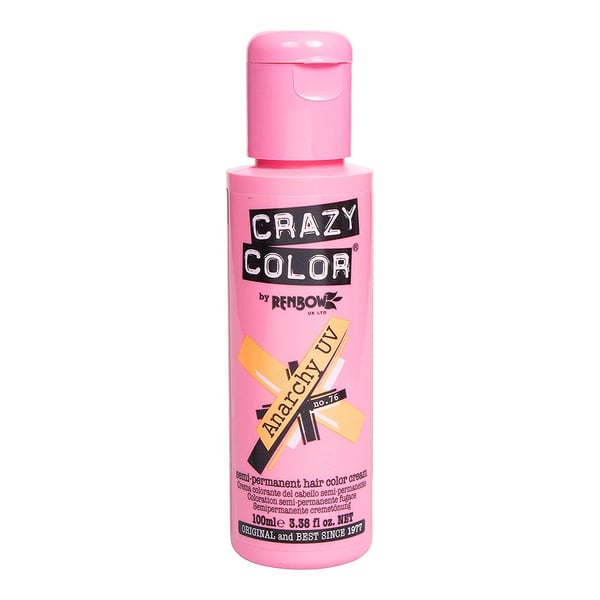 Crazy Color Anarchy Uv Semi-permanent Hair Dye 100ml