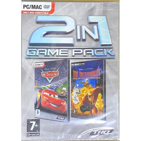 PC 2 IN 1 Game Pack Disney Cars & The Incredibles