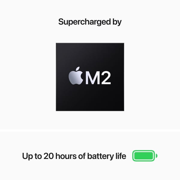Apple MacBook Pro 13.3-inch (2022) - M2 Chip 8GB 256GB 10-core GPU Space Grey English/Arabic Keyboard Apple MacBook Pro 13.3-inch (2022) - M2 Chip 8GB 256GB 10-core GPU Space Grey English/Arabic Keyboard
