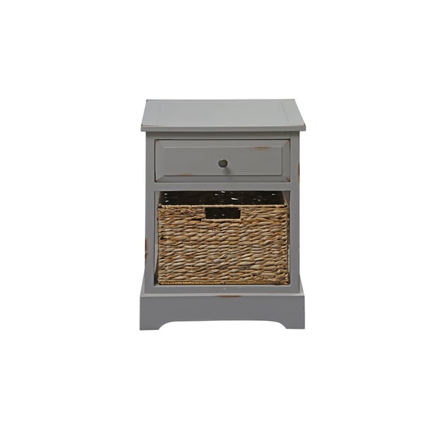 Pan Emirates Visalia End Table 1 Drawer + 1 Basket Pan Emirates Visalia End Table 1 Drawer + 1 Basket