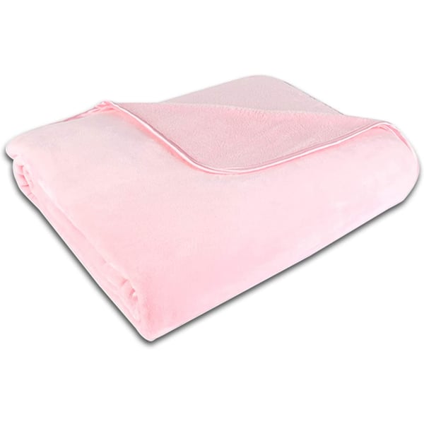 Buy Brookstone Nap Blanket Queen 88X90 inches Pink Online in UAE