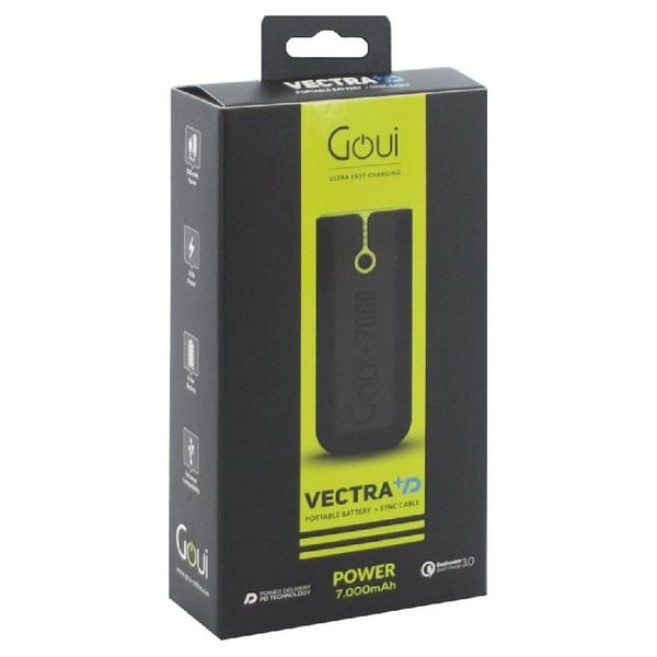 Goui Power Bank 7000mAh - Black Goui Power Bank 7000mAh - Black