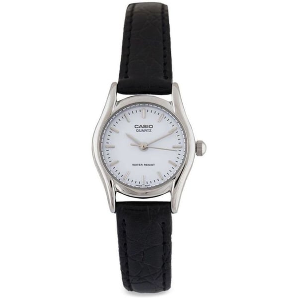 Casio Black Leather Women Watch LTP-1094E-7ARDF Casio Black Leather Women Watch LTP-1094E-7ARDF