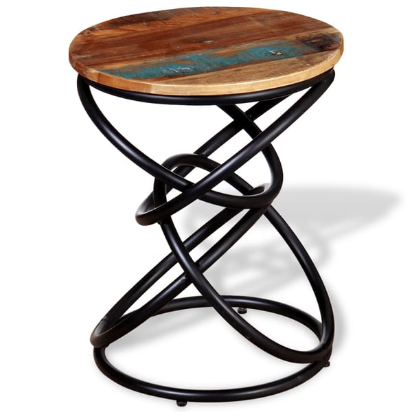 vidaXL End Table Solid Reclaimed Wood vidaXL End Table Solid Reclaimed Wood