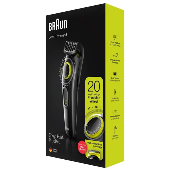 Braun Mens Trimmer BT3221 Braun Mens Trimmer BT3221