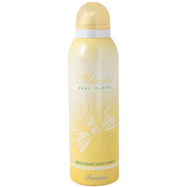 Rasasi Adorable Deodorant Spray 200ml Rasasi Adorable Deodorant Spray 200ml
