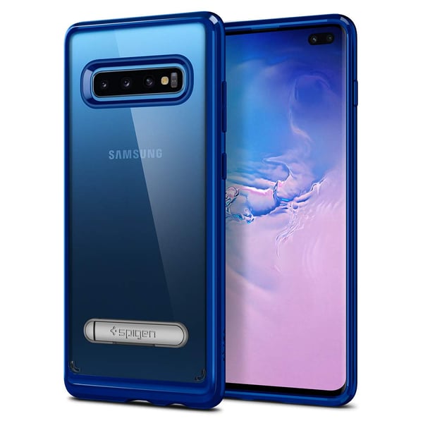Spigen Ultra Hybrid S Kickstand Designed For Samsung Galaxy S10 Plus Cover/case - Prism Blue