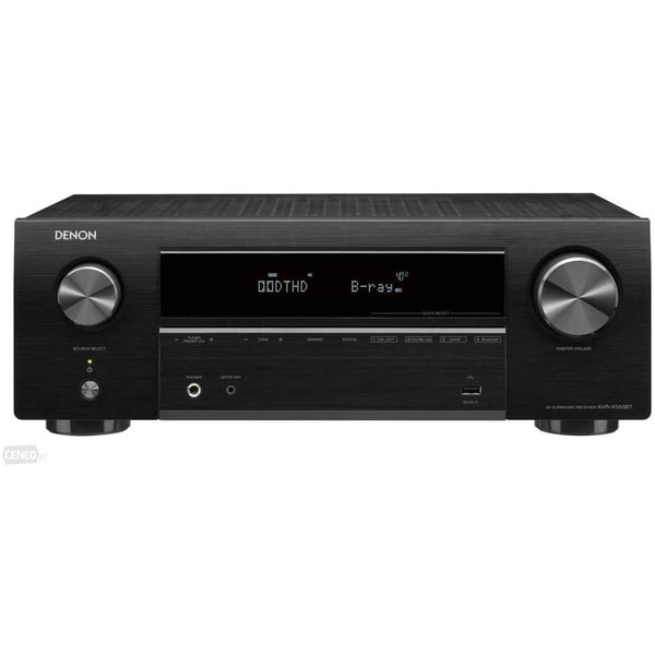 Denon AVRX550BT 5.2 Channel Full 4K Ultra HD AV Receiver with built-in Bluetooth - Black Denon AVRX550BT 5.2 Channel Full 4K Ultra HD AV Receiver with built-in Bluetooth - Black