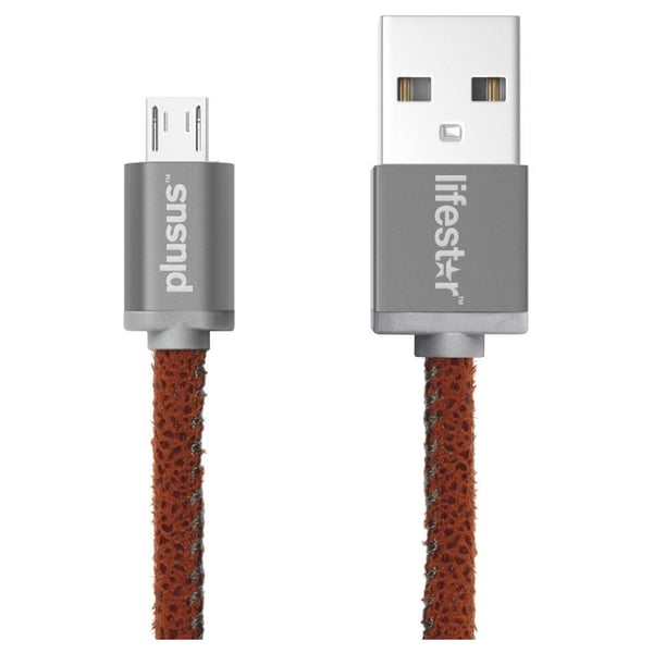 Lifestar Micro USB Cable 1m Fuzzy Mocha LST727017