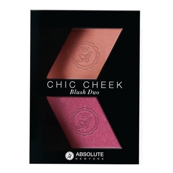 Absolute New York Chic Cheek Blush Duo Pinched/Flushed ABS0MFBD03 Absolute New York Chic Cheek Blush Duo Pinched/Flushed ABS0MFBD03