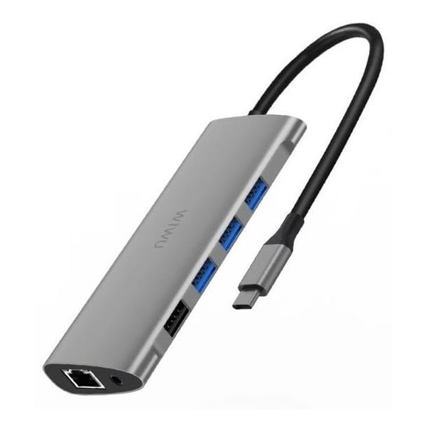 WIWU 505302 Alpha 11in1 Type C Converter Grey For MacBook WIWU 505302 Alpha 11in1 Type C Converter Grey For MacBook