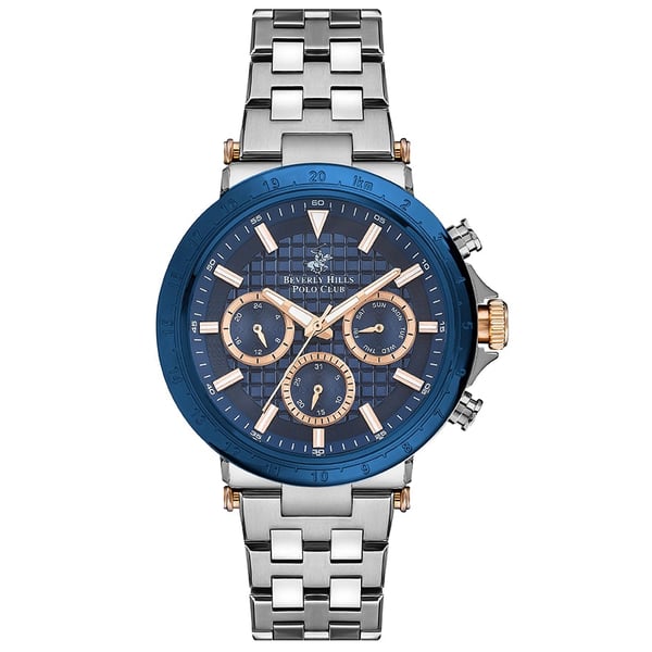 Buy Beverly Hills Polo Club Men's Chronograph Blue Dial Watch –   Online in UAE | Sharaf DG