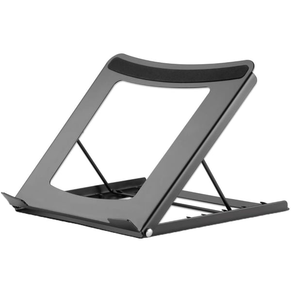 Manhattan Foldable Laptop Stand Black Manhattan Foldable Laptop Stand Black