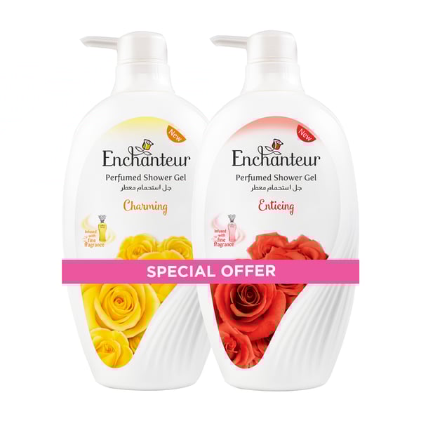 Enchanteur Shower Gel (2X550Ml)(Charming+Enticing)