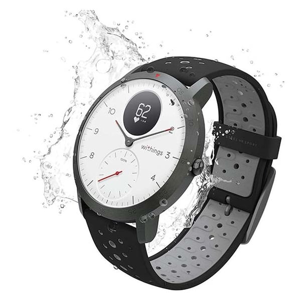 Nokia HWA03B40 Steel HR Sport Watch 40mm - White Nokia HWA03B40 Steel HR Sport Watch 40mm - White