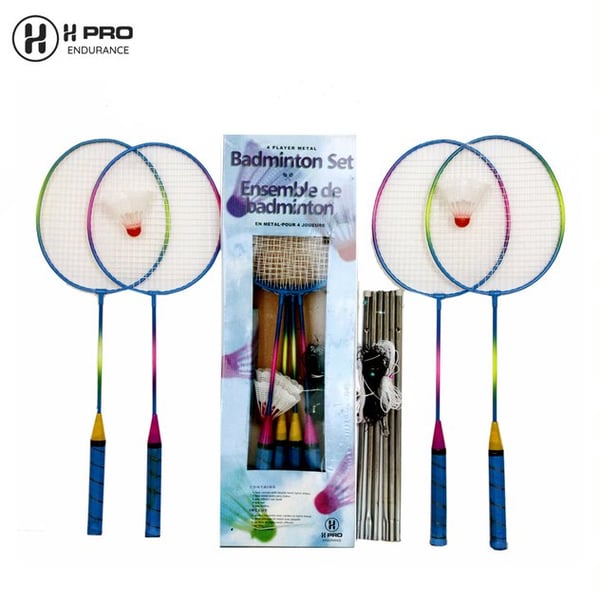 H Pro Badminton Beach Game Set With Net