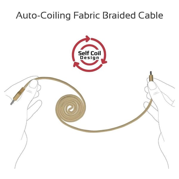Promate Lightning Cable 1.2m Gold Promate Lightning Cable 1.2m Gold