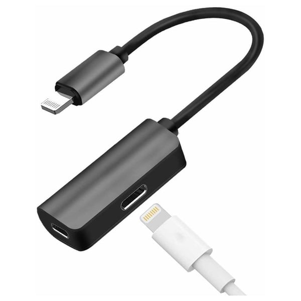 Merlin Lightning Audio Adapter With Charging Port Merlin Lightning Audio Adapter With Charging Port