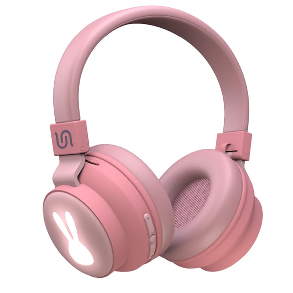Buy Porodo Soundtec Kids Wireless Overear Headphone Pink Rabbit Online in UAE Sharaf DG