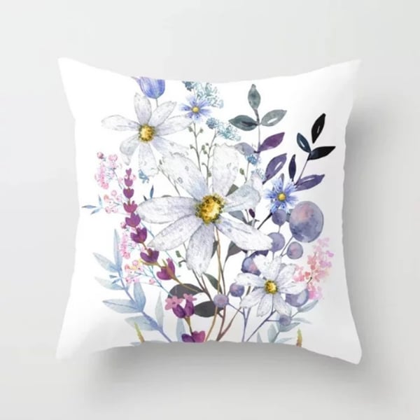 Cushion cover flower hot sale design