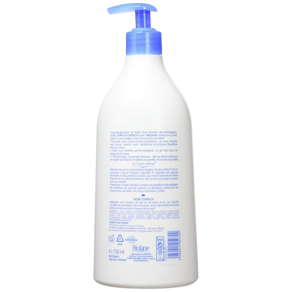 Biolane 2 In 1 Body & Hair Cleanser 750ml Biolane 2 In 1 Body & Hair Cleanser 750ml