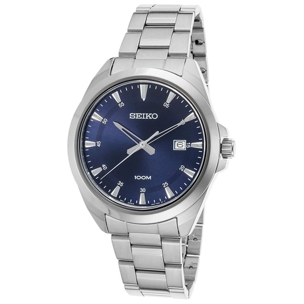 Seiko Classic Grey Metal Analog Watch For Men SUR207P1