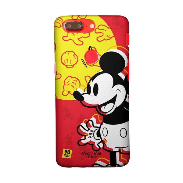 Macmerise Mickey Red Yellow - Sleek Phone Case For Oneplus 5t Macmerise Mickey Red Yellow - Sleek Phone Case For Oneplus 5t