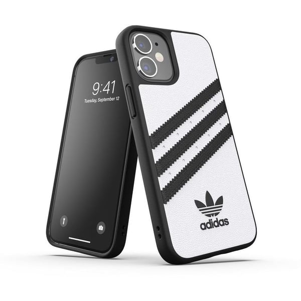 Adidas Original Moulded Case Black/White iPhone 12 mini